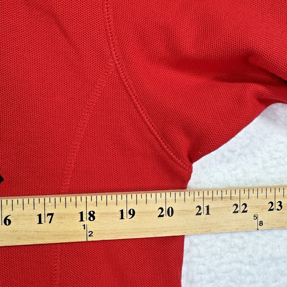 Team Spirit Polo Shirt Mens M Red Manchester England Soccer Sport 10 NWT - Picture 7 of 8